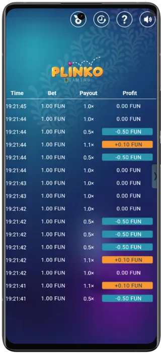 Plinko Result