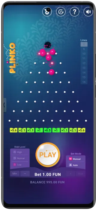 Plinko Start Game